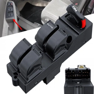 HONDA CİVİC SOL DÖRTLÜ CAM DÜĞMESİ ANAHTARI 1996--2000