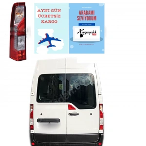 RENAULT MASTER SOL ARKA STOP LAMBASI 2010--2018