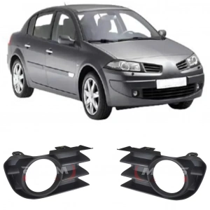 RENAULT MEGANE 2 SAĞ+SOL ÖN SİS LAMBASI FARI ÇERÇEVESİ 2002--2005