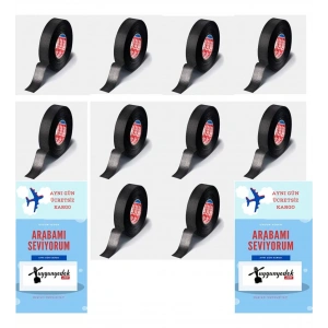 TESA YANMAZ KUMAŞ TÜYLÜ BEZ BANT 19MM 15MT 10 ADET