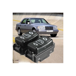 2 Adet Mercedes W124 Cam Açma Kapama Anahtarı 6pin