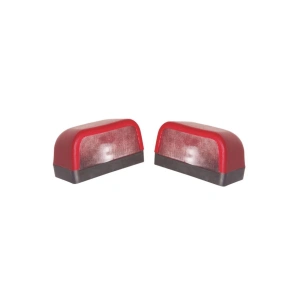 2 ADET ÜNİVERSAL PLAKA LAMBASI KIRMIZI