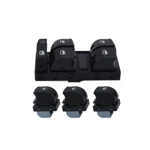 Audi A3 Cam Düğmesi Anahtarı Takımı Sol Dörtlü + Tekli 2004-2013