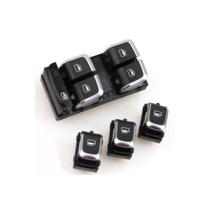 Audi A4 B8 Cam Düğmesi Anahtarı Seti 2008 2012