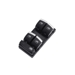 Audi A6 Sol Dörtlü Cam Açma Düğmesi Anahtarı Krom 2005--2011 Uyumlu