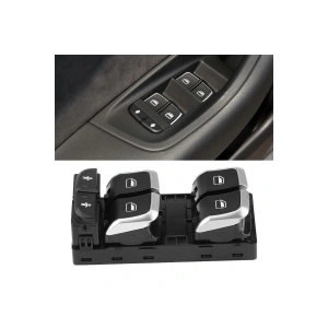 Audi A6 Sol Dörtlü Cam Açma Kapama Düğmesi Anahtarı 2011-2015