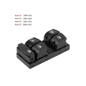 Audi A6 Sol Dörtlü Cam Düğmesi Anahtarı 2005--2011