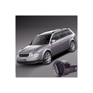 Audi A6 Uyumlu Far Anahtarı Yükseklik Ayarlı 1997--2005