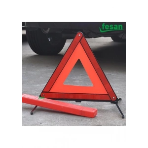 Ayaklı Üçgen Emniyet Reflektörü Çift Fosforlu Katlanabilir Kutulu (441372011)