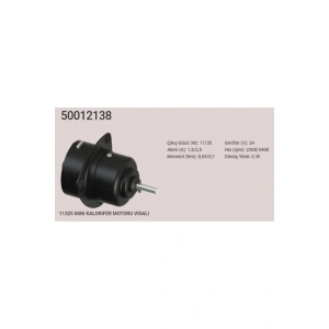 BAŞKURT 50012138 KOLTUK ALTI KALORİFER MOTORU 24 VOLT VİDALI MİL