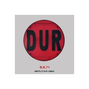 Bk 71a Servis Aracı Dur Levhası Ampullü Siyah Yazılı