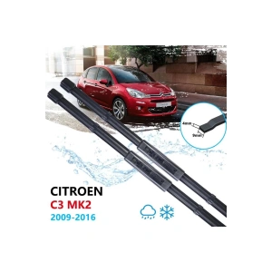 Citroen C3 Ön Cam Silecek Süpürgesi Takımı 2010-2015