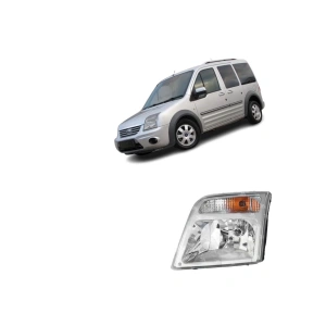 Connect Sağ Ön Far Motorlu 2002--2013 Uyumlu