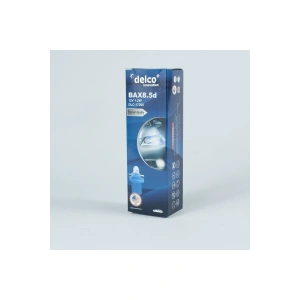 Delco U.s.a Bax8.5d 1.2w Duylu Gösterge Ampulü 12 Volt 10 Adet
