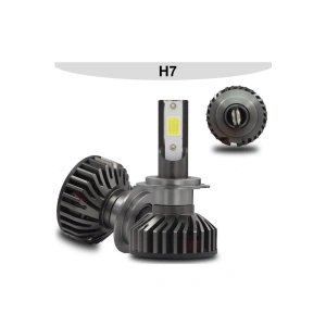 Fesan Titanyum Serisi H7 Mini Led Xenon 6000K Şimşek Etkili Beyaz