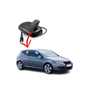Golf 5 - Jetta - Passat 2005-2009 Uyumlu Tavan Anteni Komple Balık Tipi