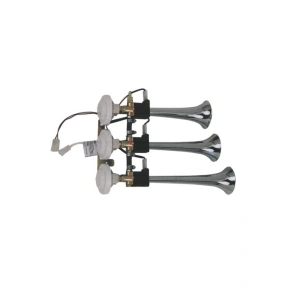 Hido Üç Borulu Krom Arap Korna Saydırmalı 12v