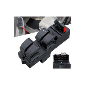 Honda Civic Sol Dörtlü Cam Dügmesi 1996--2000 Uyumlu 366659471