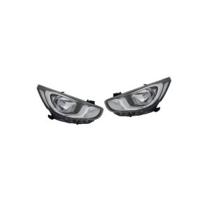 Hyundai Accent Blue Sağ Sol Ön Far Takımı Elektrikli 2011--2014