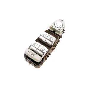 Mercedes W205 C Serisi Cam Düğmesi Sol Dörtlü Kırmızı Işıklı Kahv