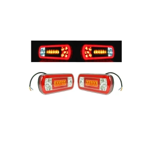 Neon Led Arka Stop Lambası Takımı Sağ Sol 12 Volt Üniversal