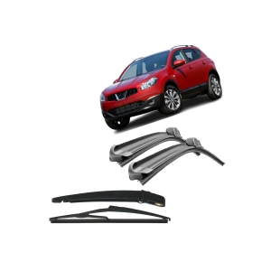 Nıssan Qashqaı Ön Arka Silgi Süpürge Seti 2007 - 2014