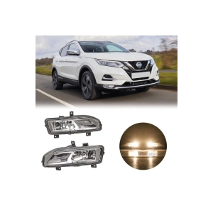 Nissan Qashqaı Sağ + Sol Ön Sis Lambası Takımı 2017--2021