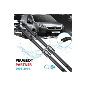 Peugeot Partner Ön Cam Muz Silecek Takımı 2008--2018