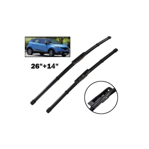 Renault Captur Araca Özel Muz Tipi Silecek Seti 2013--2015 Uyumlu