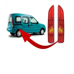 RENAULT KANGOO SAĞ+SOL ARKA STOP LAMBASI DUYSUZ DİKEY 2003--2007