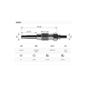 Rower 217-218-418-land Rover (ısıtma) Bujisi 4lü Takım