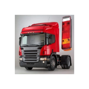 Scania P-g-r-t Serisi Sol Arka Stop Lambası Kablolu Plakalı