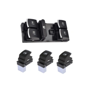 Seat Ibiza Cam Açma Düğmesi Anahtarı Takımı Krom 2009--2016