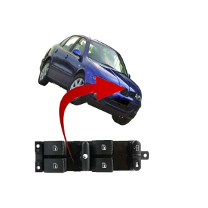 Seat Toledo Sol Dörtlü Cam Dügmesi Anahtari 1998--2005 366664118