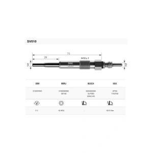 Svac 010 Audi A2 1.4 A3 1.9-2.0 Tdi Isitma Bujisi 4Lü Takım