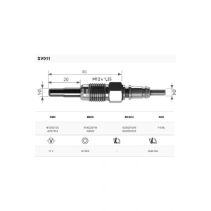 Svac Ford Galaxy 19 Tdi Cooling Water Isitma Bujisi 4Lü Takım