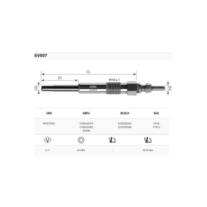 Svac Octavia-Fabia-Superb 1.4-1.9 Tdi Isitma Bujisi Takım