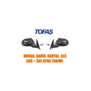 Tofaş Doğan Şahin Kartal Slx Sağ + Sol Dış Ayna Takımı Uyumlu