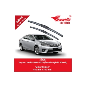 Toyota Corolla İnwells Hybrid Silecek Takımı 2007-2018