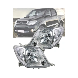 Toyota Hilux Vigo Sağ + Sol Ön Far Takımı Beyaz Sinyal 2008--2011