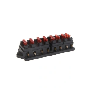 Üniversal Sigorta Yuvası 8li Bıçak Sigorta Kapaklı