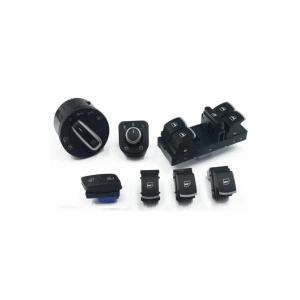 Volkswagen Cc Uyumlu  Cam Far Ayna Sis Anahtarı Düğme Seti Krom 2008--201