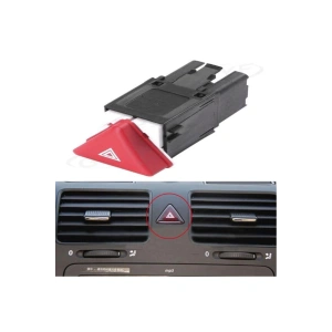 Volkswagen Jetta - Golf 5 Dörtlü Flaşör Anahtarı 2006--2011 Uyumlu