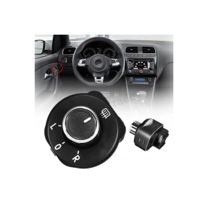 VOLKSWAGEN POLO AYNA AYAR DÜĞMESİ KROM 2011--2016