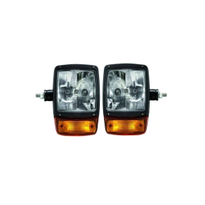 VOLVO JCB İŞ MAKİNASI SAĞ + SOL ÖN FAR TAKIMI ORTADAN BAĞLANTILI