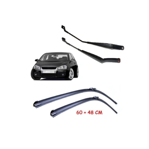 Vw Golf V Ön Silecek Kolu Ve Süpürgesi Seti