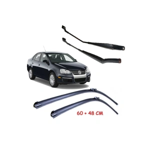 Vw Jetta Ön Silecek Kolu Ve Süpürgesi Seti 2006 -- 2010