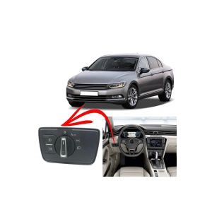 Vw Passat B8 Krom Far Anahtarı Otoamtik Devreli 4pin 2014 Üzeri Uyumlu