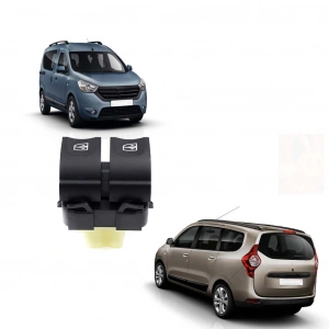 DACİA LODGY - DOKKER SOL ÇİFTLİ CAM ANAHTARI DÜĞMESİ 2012--2017