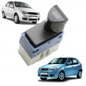 FİAT ALBEA - PALİO TEKLİ CAM DÜĞMESİ MAVİ SOKETLİ